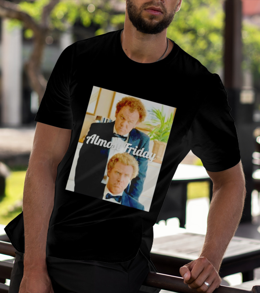Almost Friday Will Ferrell John C. Reilly Interview Image T-Shirt