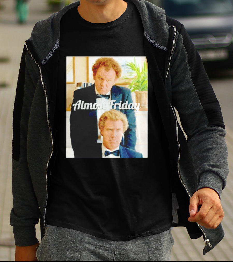 Almost Friday Will Ferrell John C. Reilly Interview Image T-Shirt