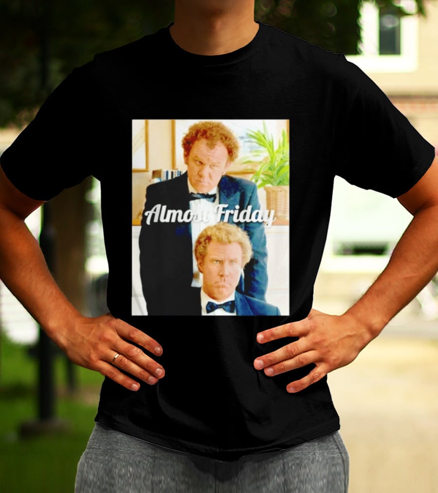 Almost Friday Will Ferrell John C. Reilly Interview Image T-Shirt