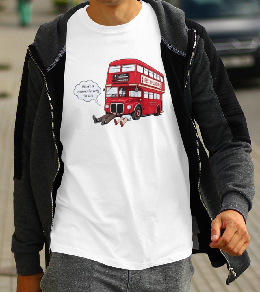 Arsenal What A Heavenly Way To Die Best Of London Bus 15 Paddington T-Shirt