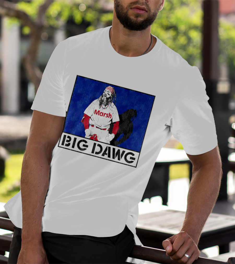 Brandon Marsh Philadelphia Phillies Big Dawg Marsh Baseball Player Image T-Shirt
