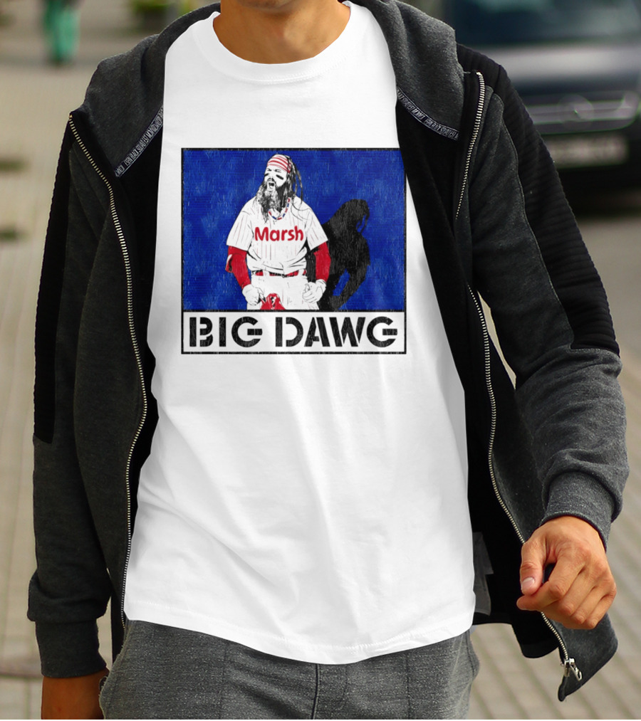 Brandon Marsh Philadelphia Phillies Big Dawg Marsh Baseball Player Image T-Shirt