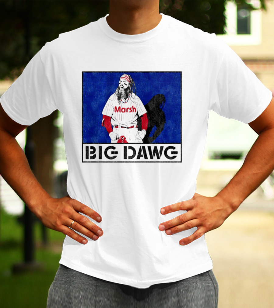 Brandon Marsh Philadelphia Phillies Big Dawg Marsh Baseball Player Image T-Shirt