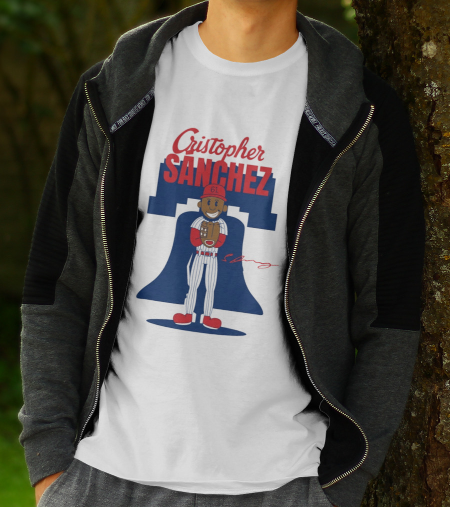 Cristopher Sanchez Phillies Cartoon Toddler 61 T-Shirt
