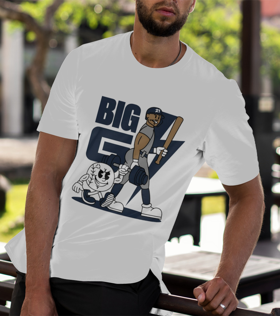 Giancarlo Stanton Big G Cartoon New York Yankees Baseball Star T-Shirt