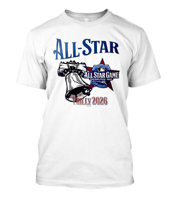 Philadelphia Phillies All Star Game Philly 2026 Liberty Bell T-Shirt