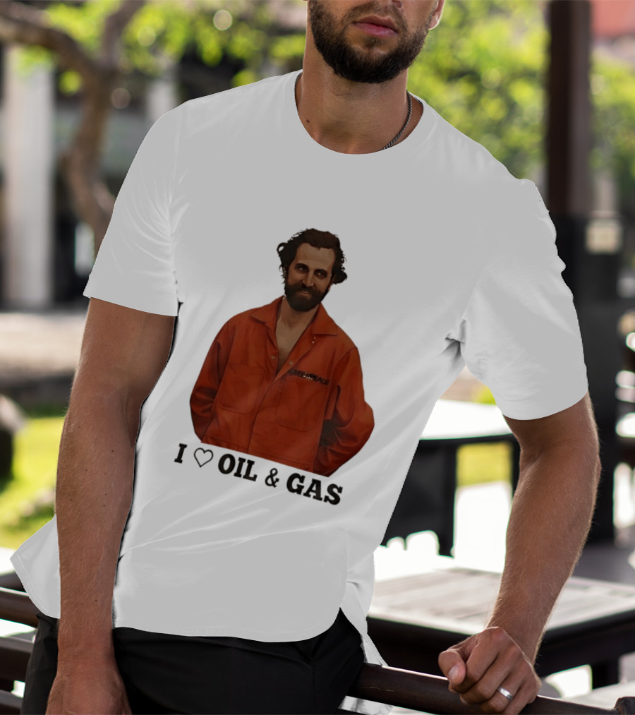 Steven Guilbeault Greenpeace I Love Oil And Gas T-Shirt