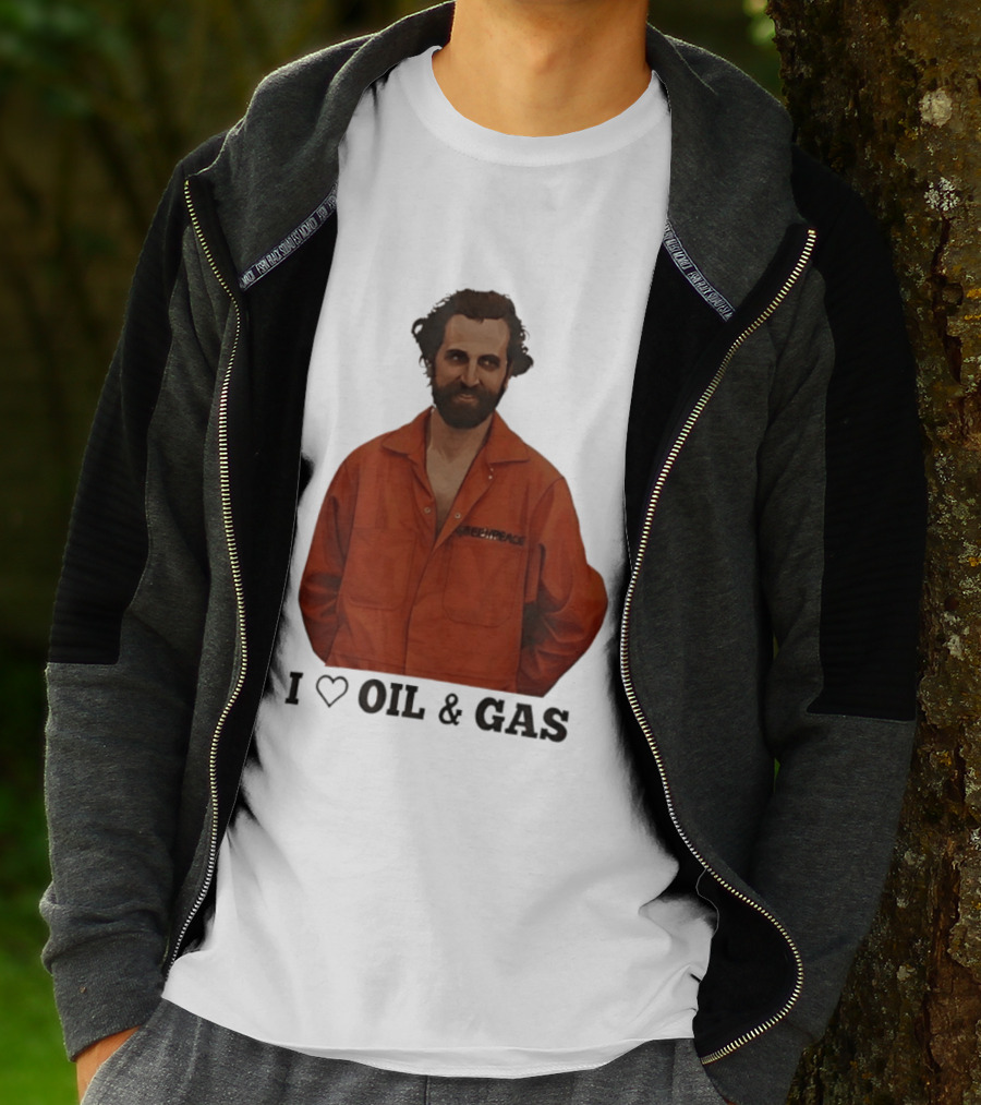 Steven Guilbeault Greenpeace I Love Oil And Gas T-Shirt