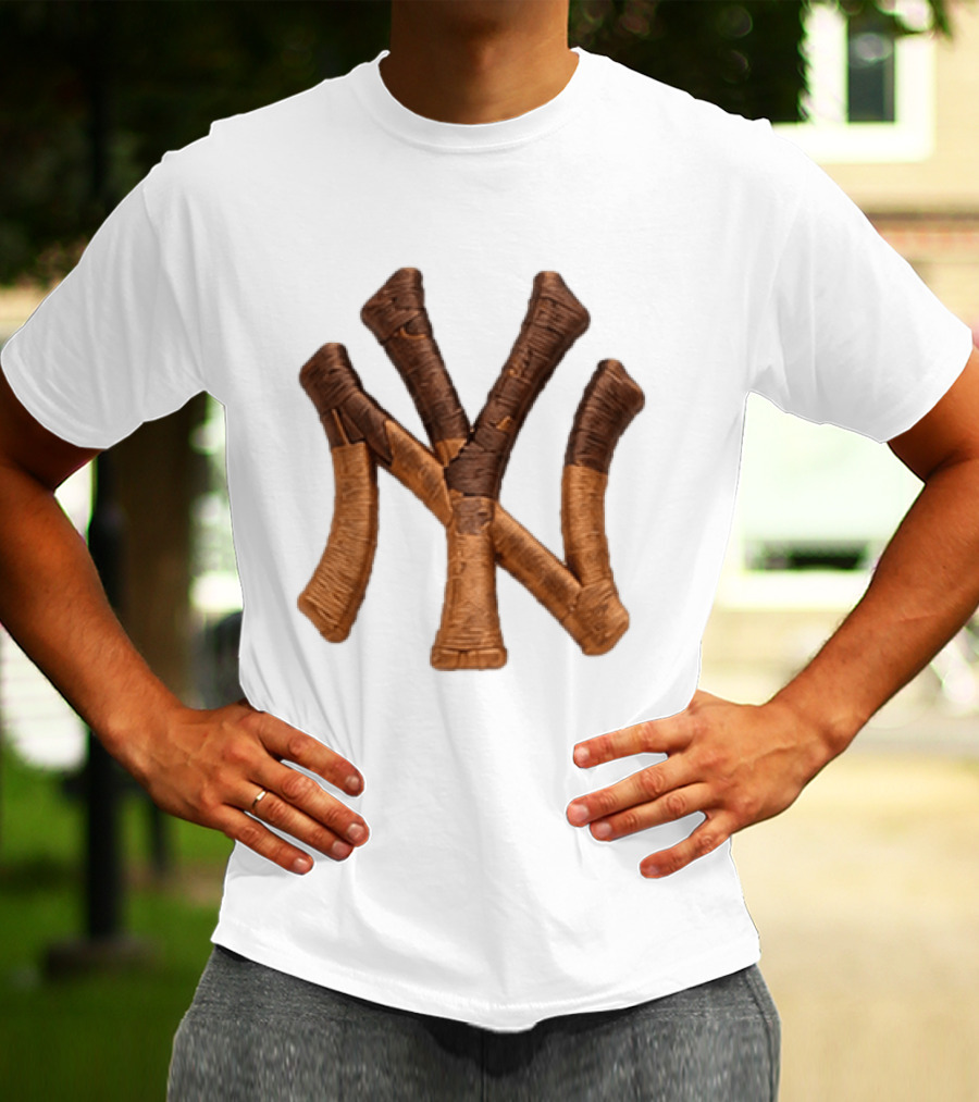 2026 New York Yankees Ice Cream Sprinkles Hat Cone Brown Tan T-Shirt