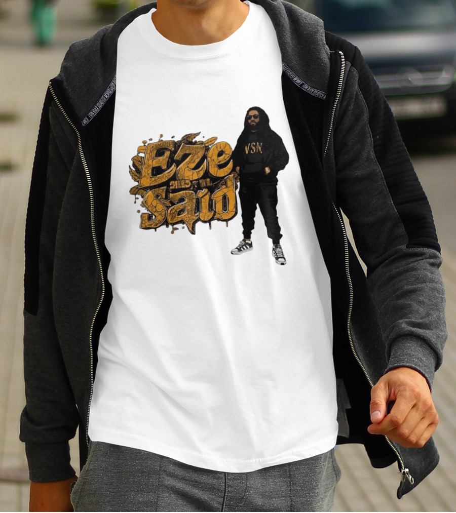 Eze Said Hip Hop Graffiti Style With VSN And Sneakers T-Shirt