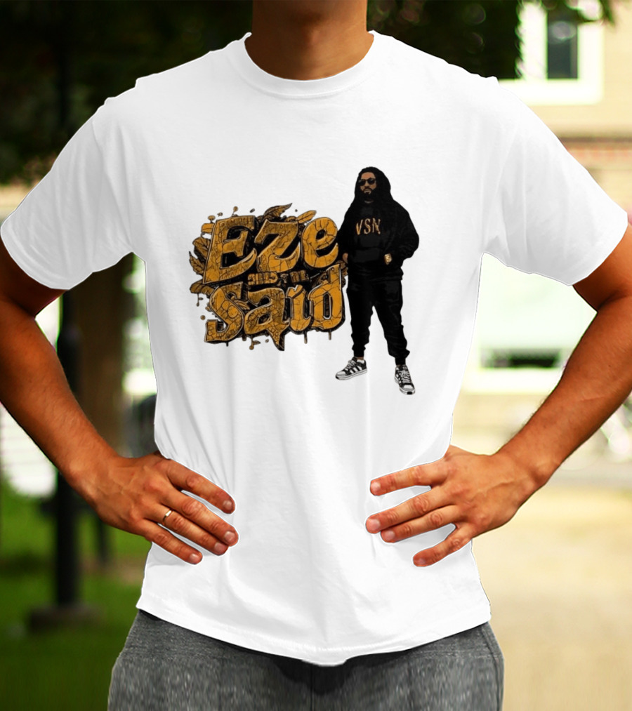 Eze Said Hip Hop Graffiti Style With VSN And Sneakers T-Shirt