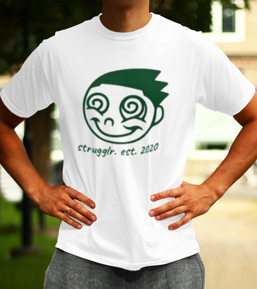 Struggling Together Est 2023 Spiral Eyes Face T-Shirt