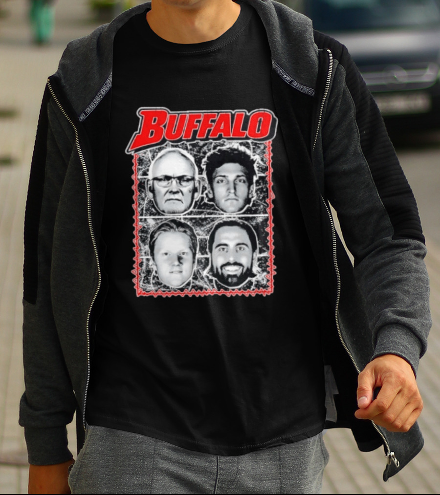 Buffalo Sabres Buffalo Wagons Tour Faces T-Shirt