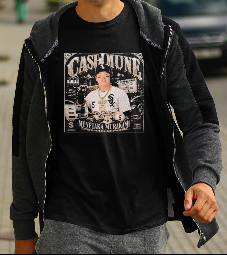 Cash Mune Munetaka Murakami Chicago White Sox Champion Baseball Player T-Shirt