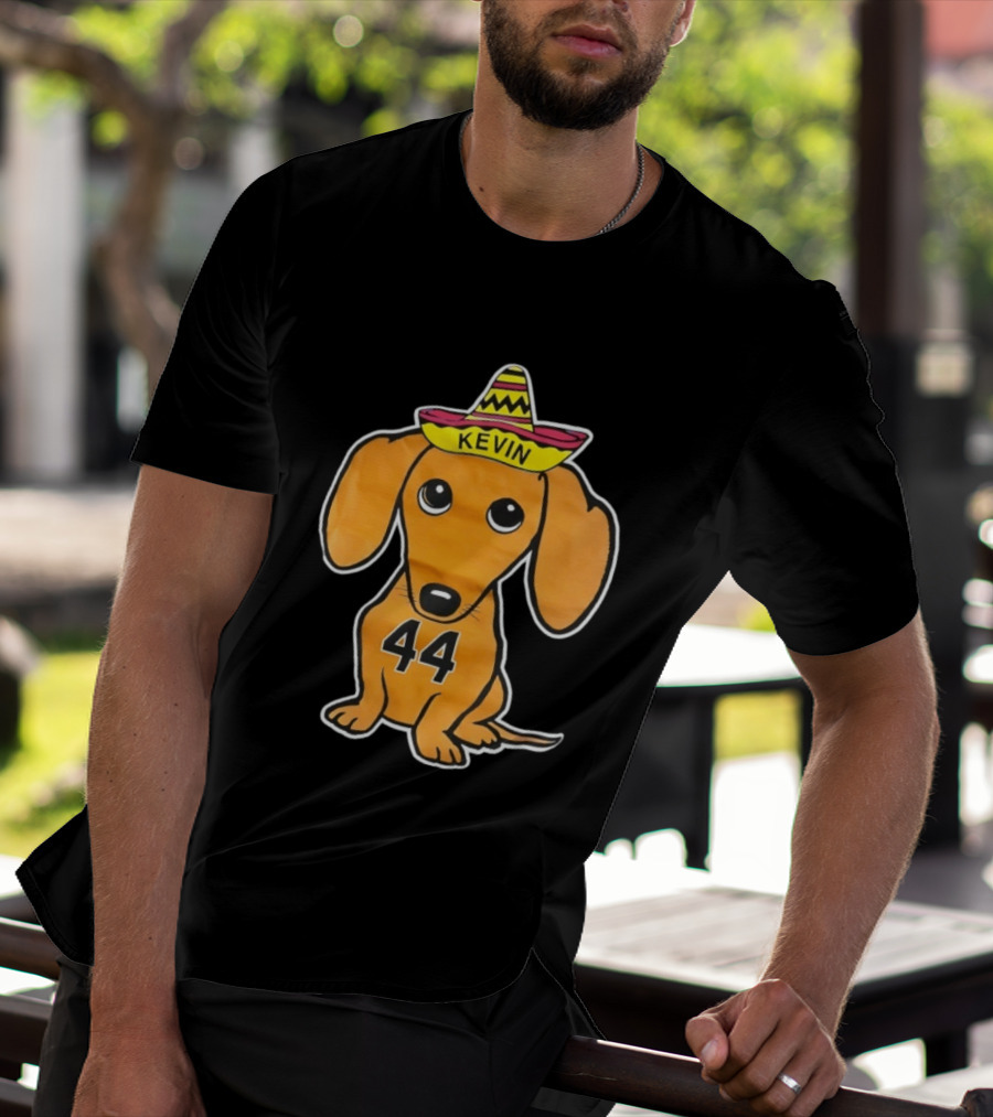 Cinco De Mayo Wiener Dog Kevin Sombrero 44 T-Shirt