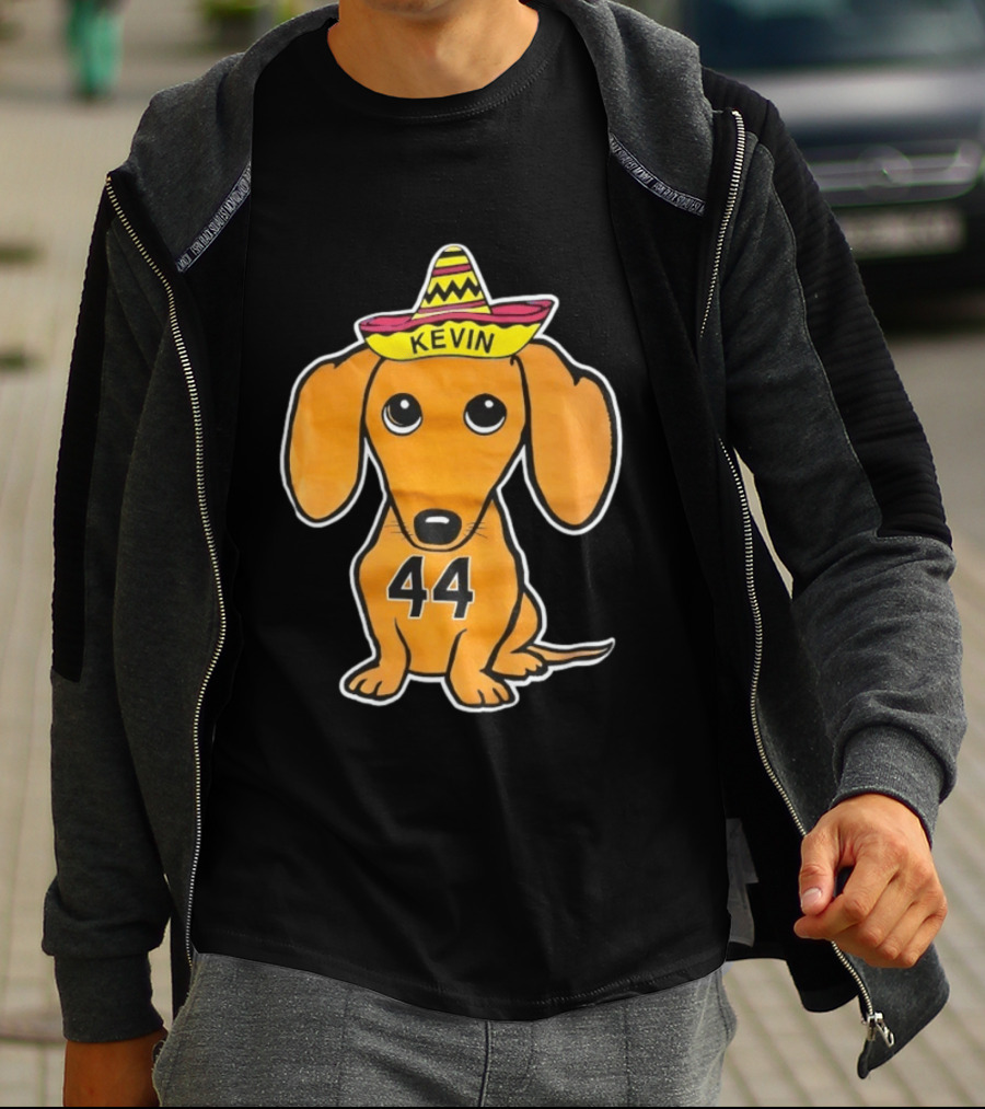 Cinco De Mayo Wiener Dog Kevin Sombrero 44 T-Shirt