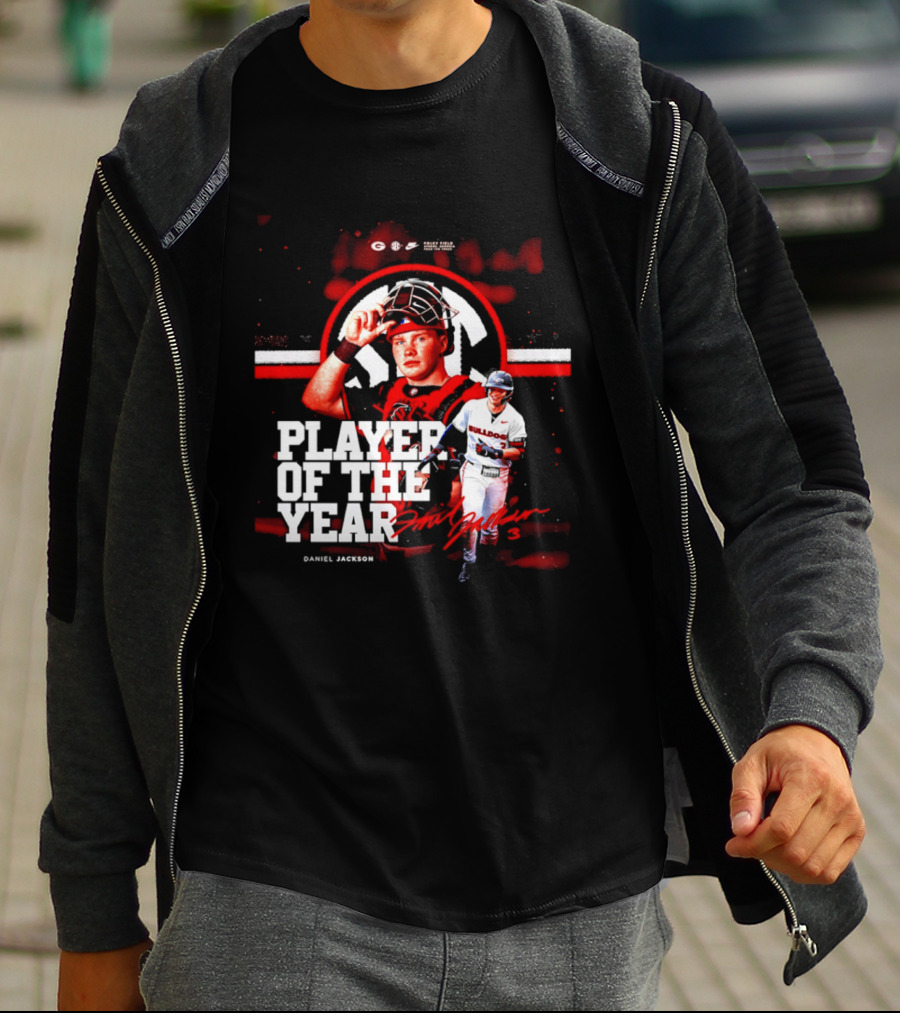 Daniel Jackson Georgia Bulldogs Player Of The Year Athletic Performance Excellence T-Shirt