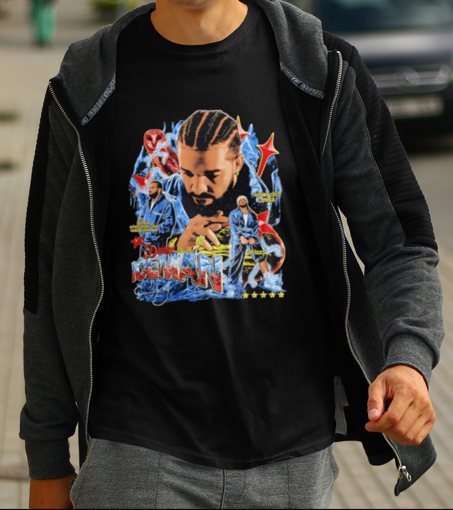 Drake Is A Iceman What Did I Miss Drizzy Music Style Star T-Shirt