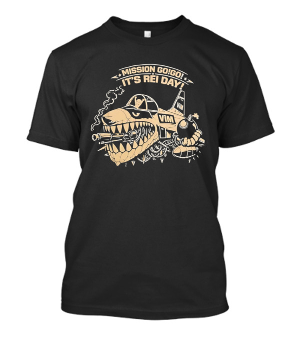 Mission Go Go It's Rei Day VMI Airplane T-Shirt