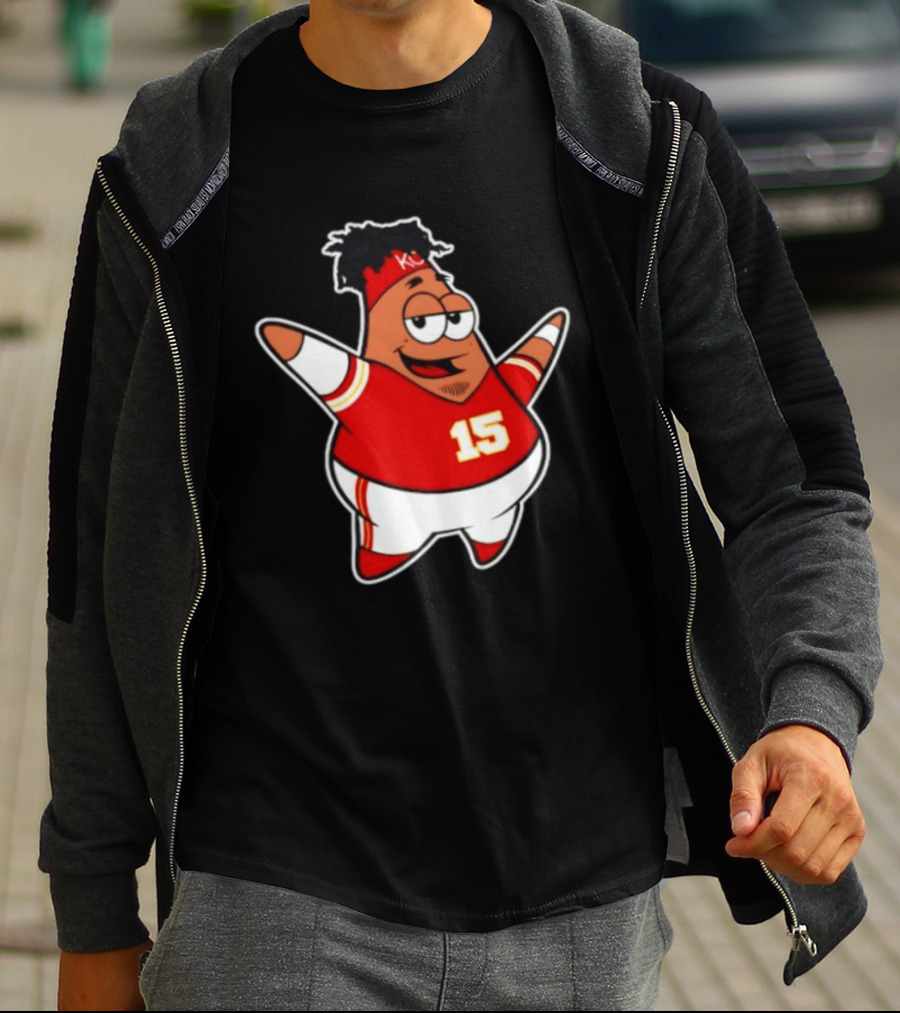 Patrick Star Mahomes 15 Kansas City Chiefs T-Shirt