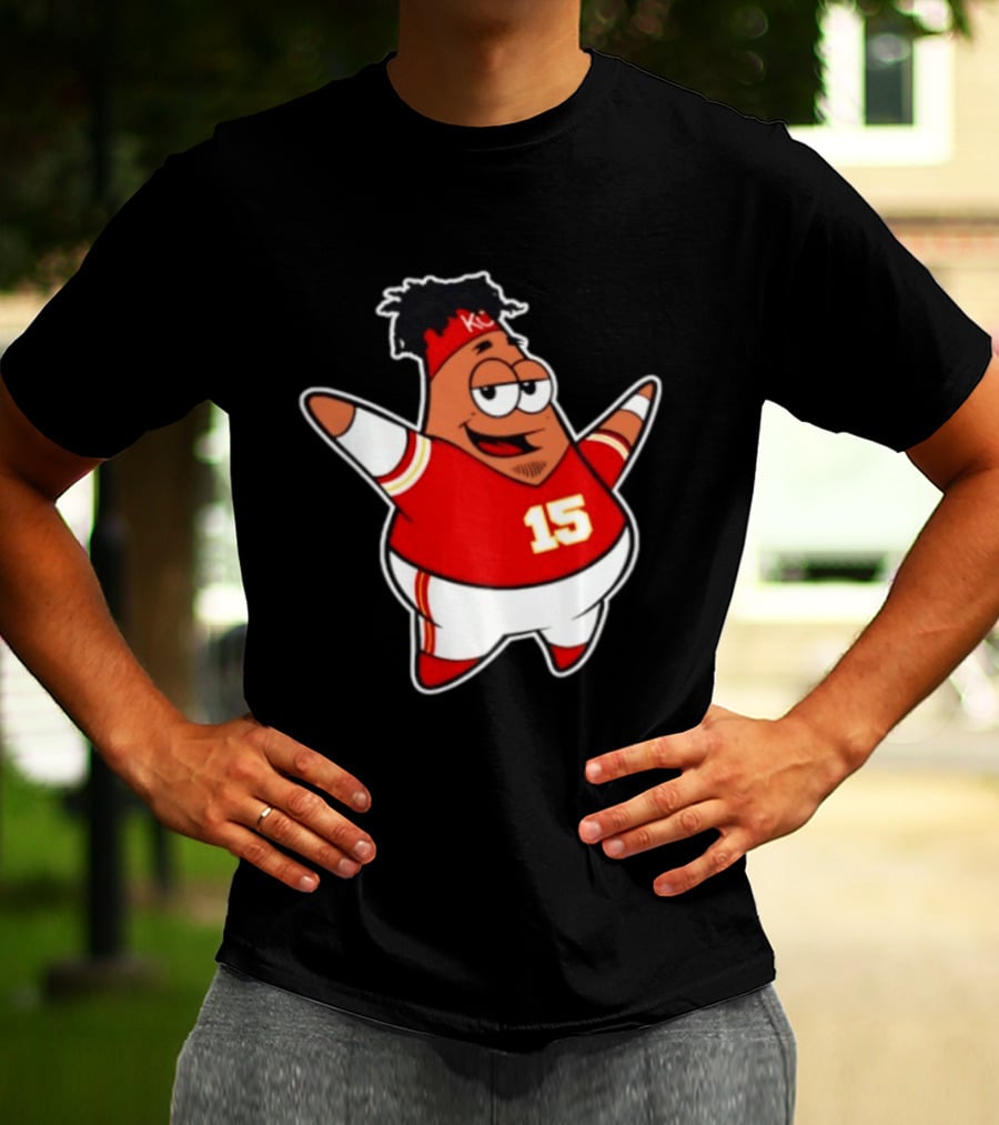Patrick Star Mahomes 15 Kansas City Chiefs T-Shirt