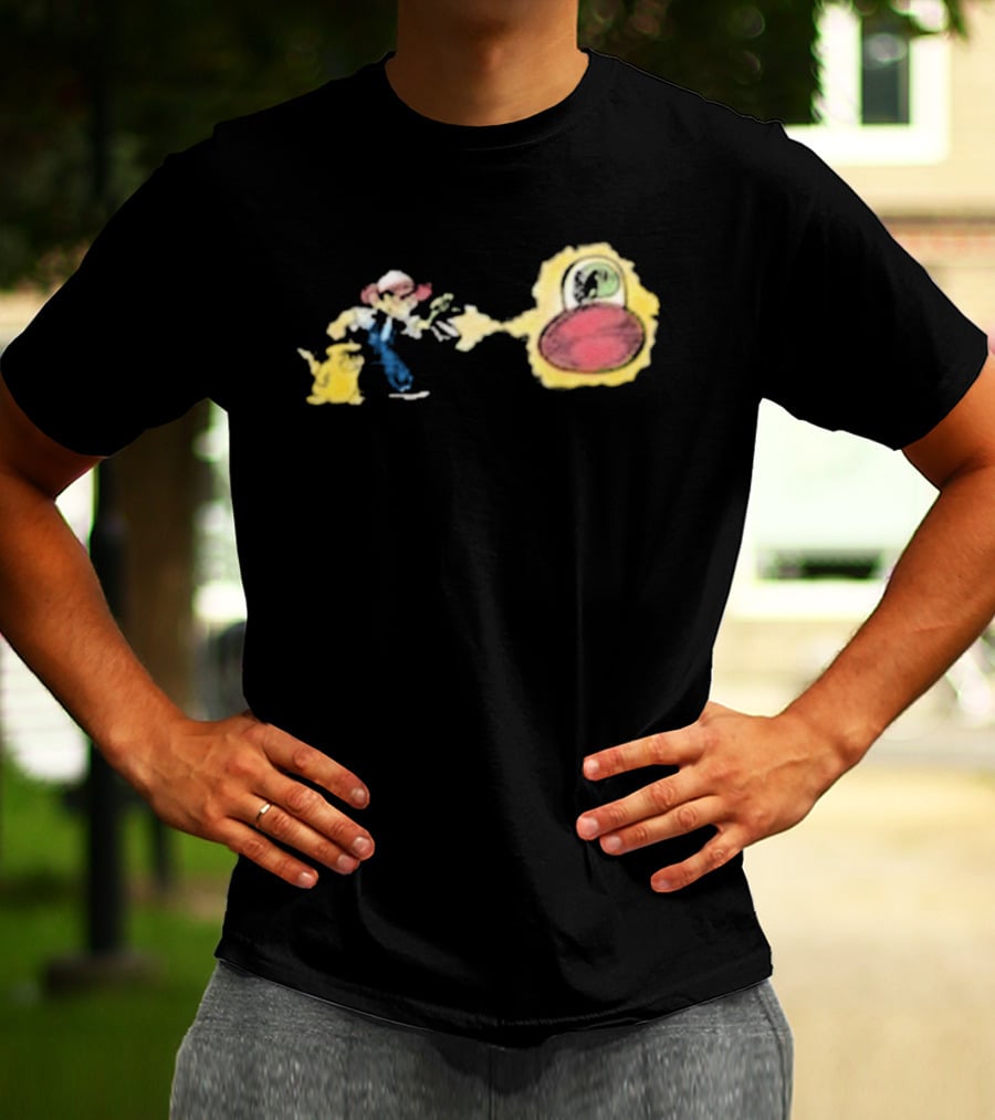 Pikachu And Ash Ketchum Adventure Pokémon T-Shirt