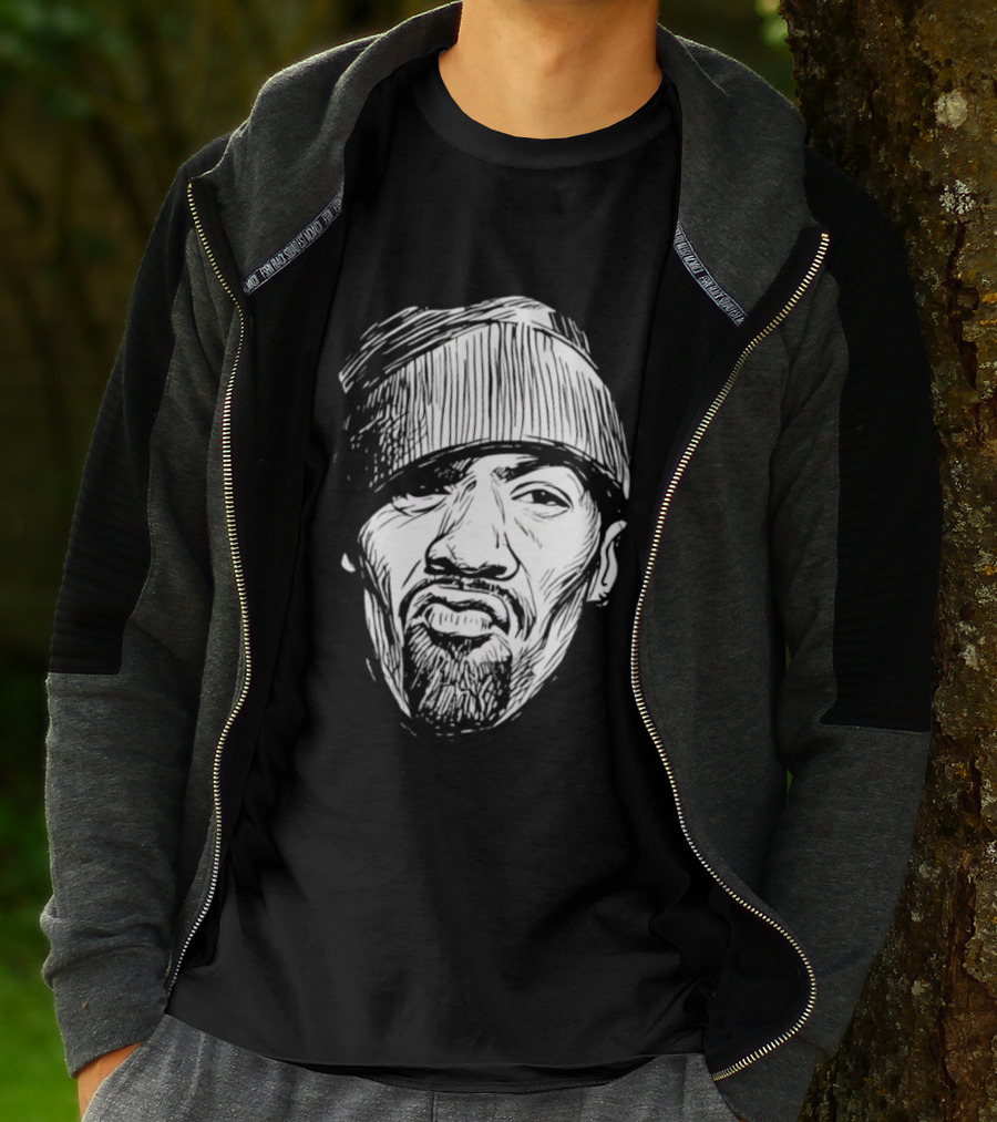 Redman Hip Hop Big Face Beanie Expression T-Shirt