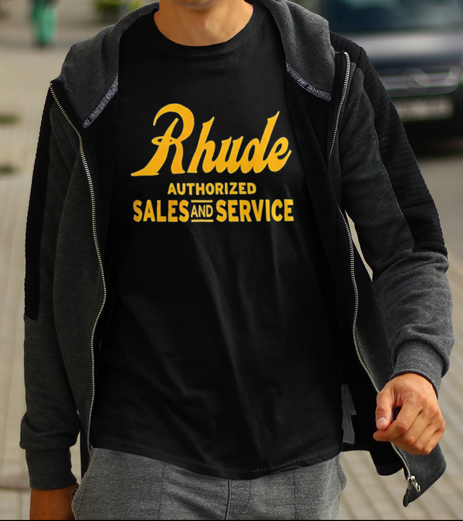 Rhude Authorized Sales And Service T-Shirt