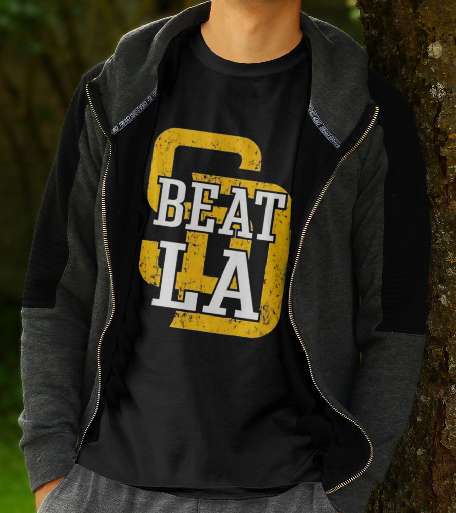 San Diego Padres Beat LA Dodgers Victory T-Shirt