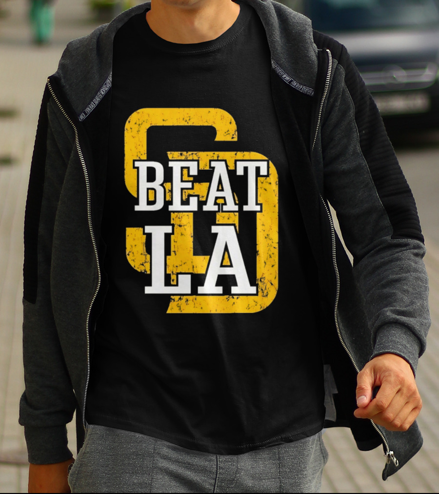 San Diego Padres Beat LA Dodgers Victory T-Shirt