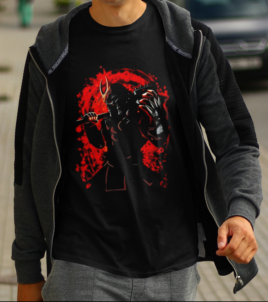 Shao Kahn Mortal Kombat Emperor Of Outworld Warrior Red T-Shirt