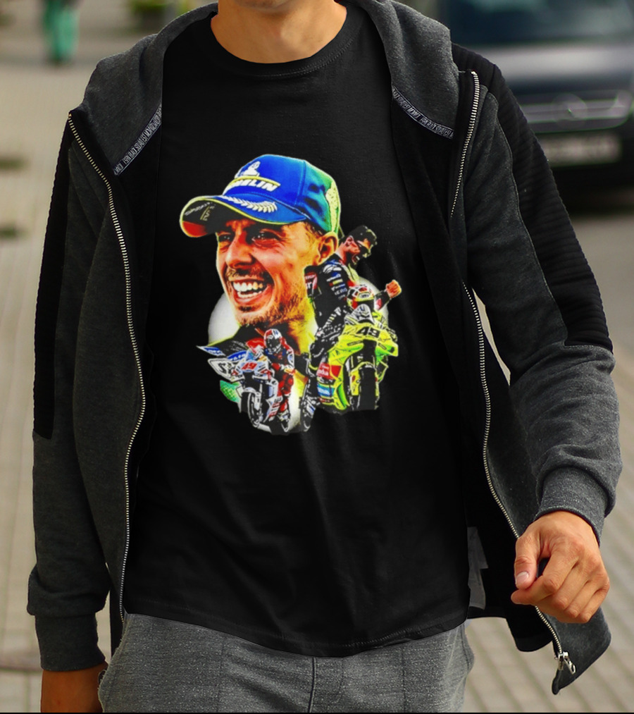 Valentino Rossi The Doctor MotoGP Racing Legend T-Shirt