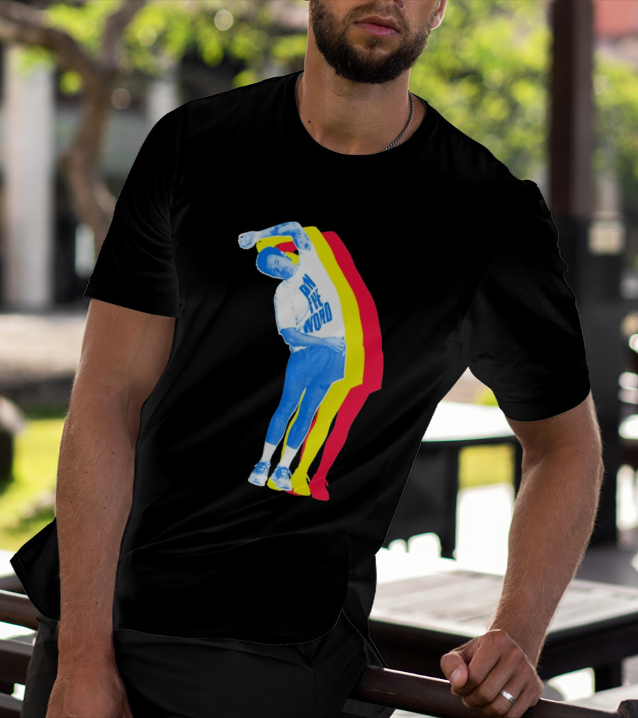 BNLDFWD Stretch Harry Retro Colorful Fitness Vibes T-Shirt