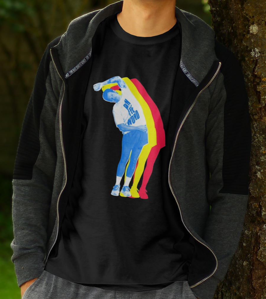 BNLDFWD Stretch Harry Retro Colorful Fitness Vibes T-Shirt
