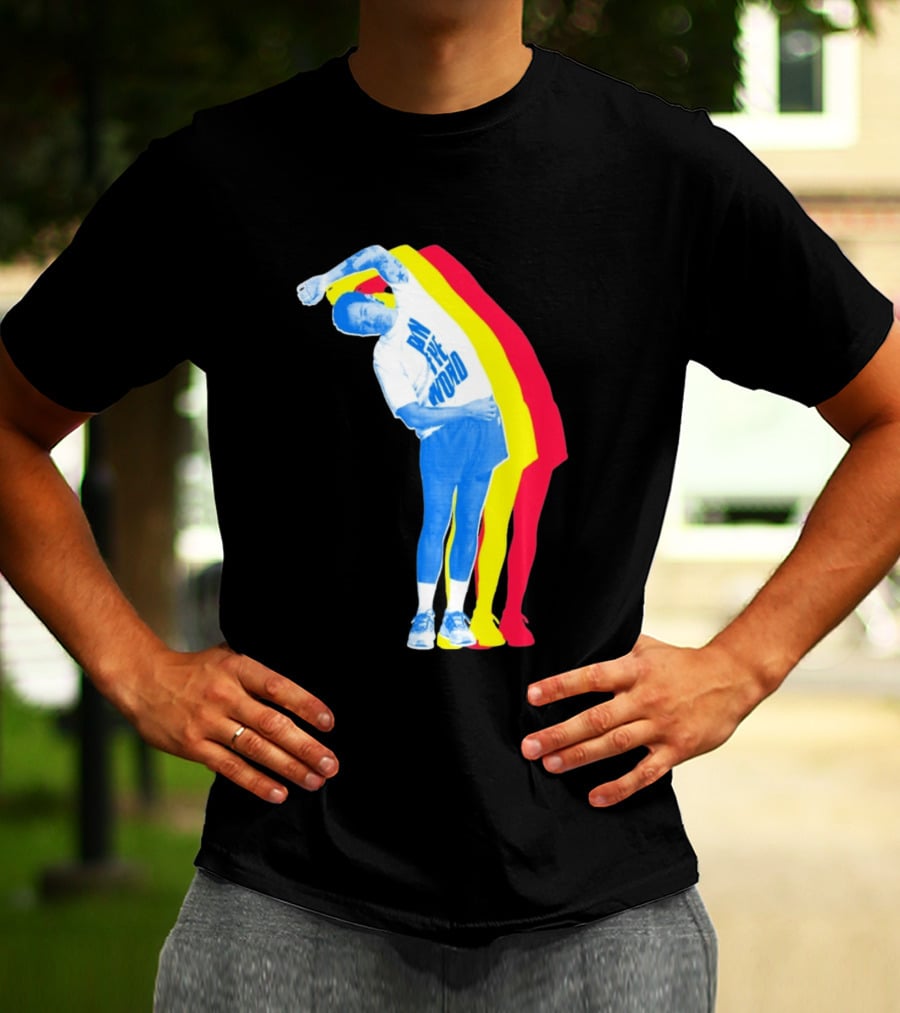 BNLDFWD Stretch Harry Retro Colorful Fitness Vibes T-Shirt