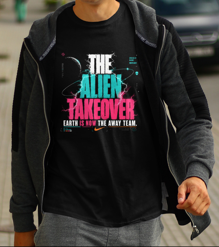 Victor Wembanyama NBA Nike The Alien Takeover Earth Is Now The Away Team T-Shirt