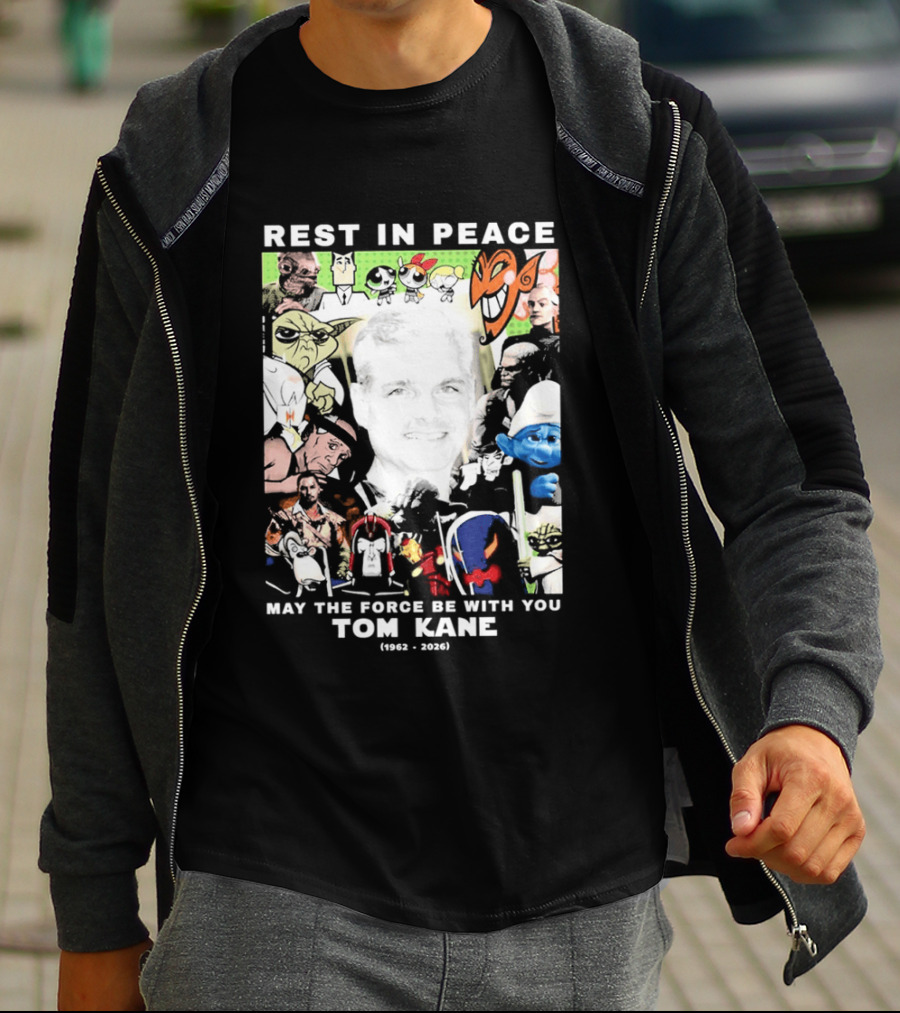 Rest In Peace Tom Kane May The Force Be With You 1962 2021 T-Shirt