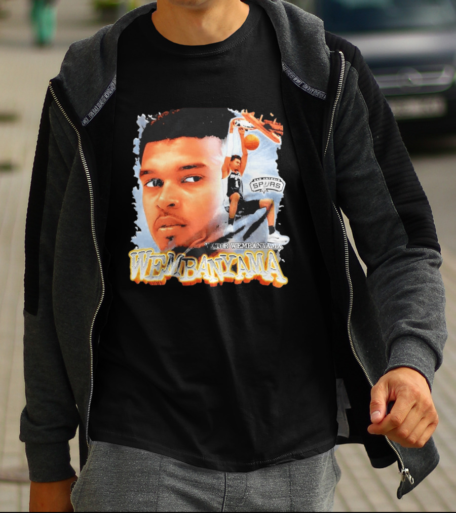 Victor Wembanyama San Antonio Spurs Basketball 2026 T-Shirt