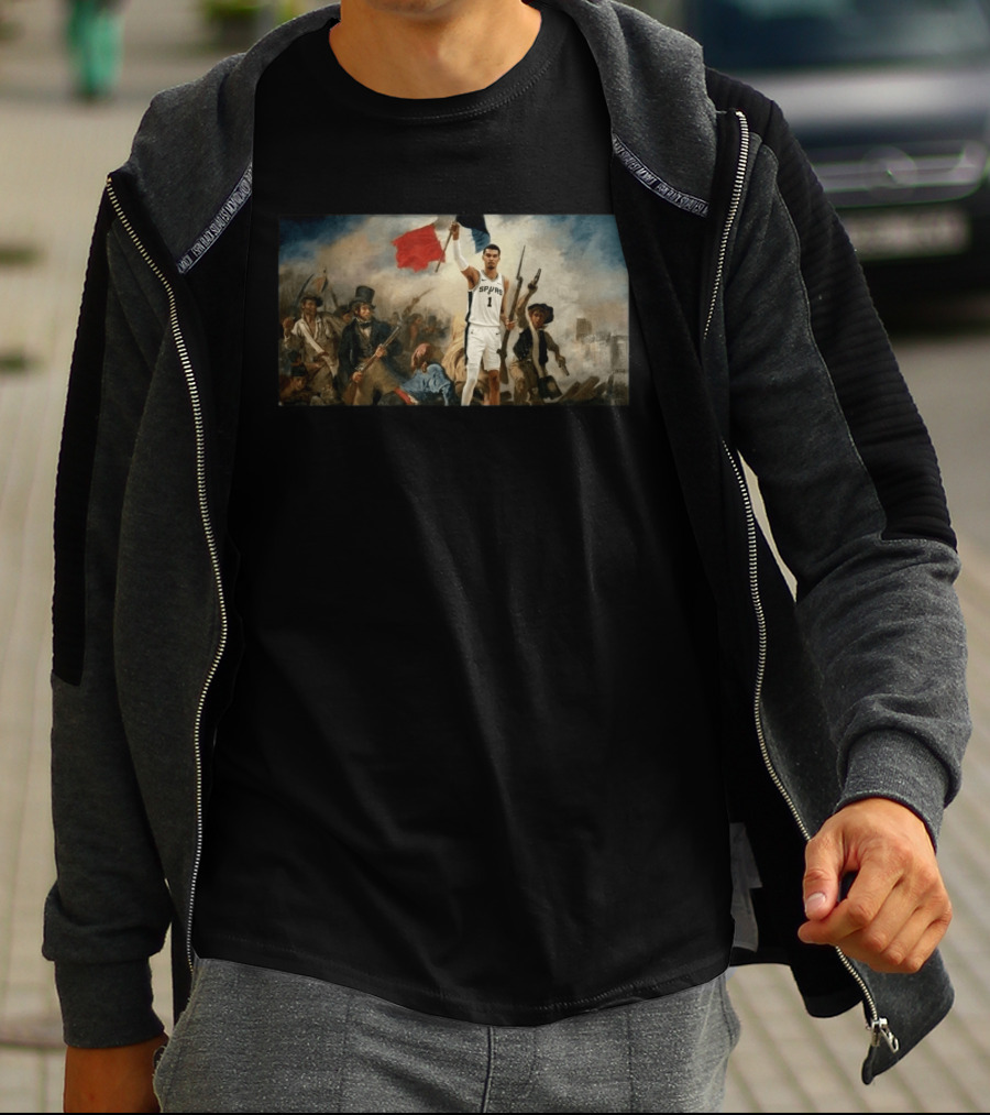 Victor Wembanyama Spurs Liberty Leading The People T-Shirt