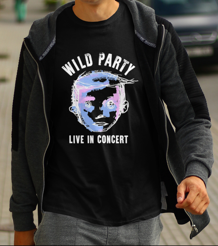 Wild Party Live In Concert Lo Fi First Night Too Short T-Shirt