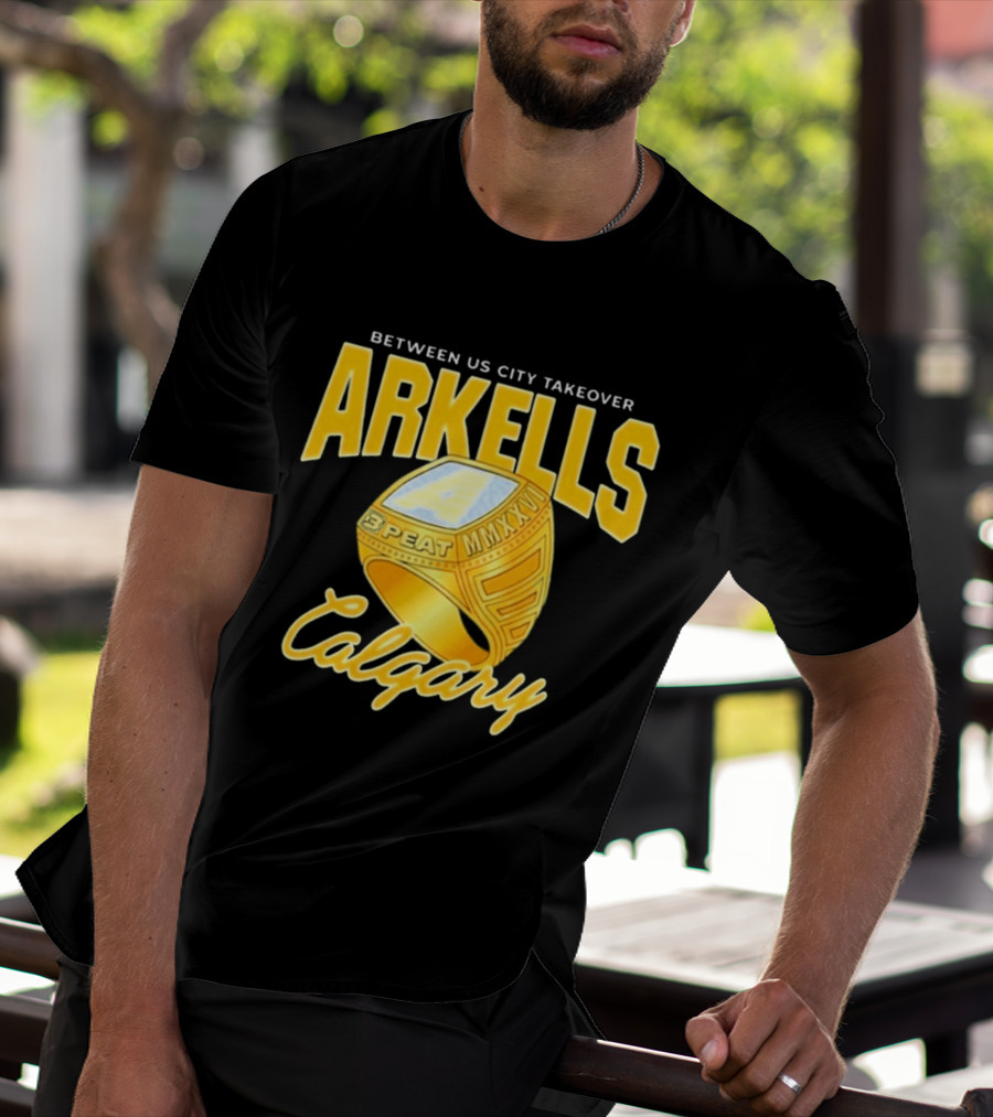 Arkells Between Us City Takeover 3 Peat Calgary T-Shirt
