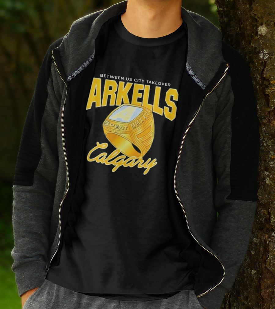 Arkells Between Us City Takeover 3 Peat Calgary T-Shirt