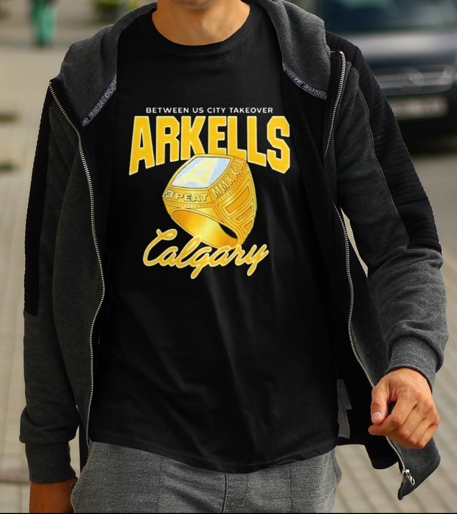 Arkells Between Us City Takeover 3 Peat Calgary T-Shirt