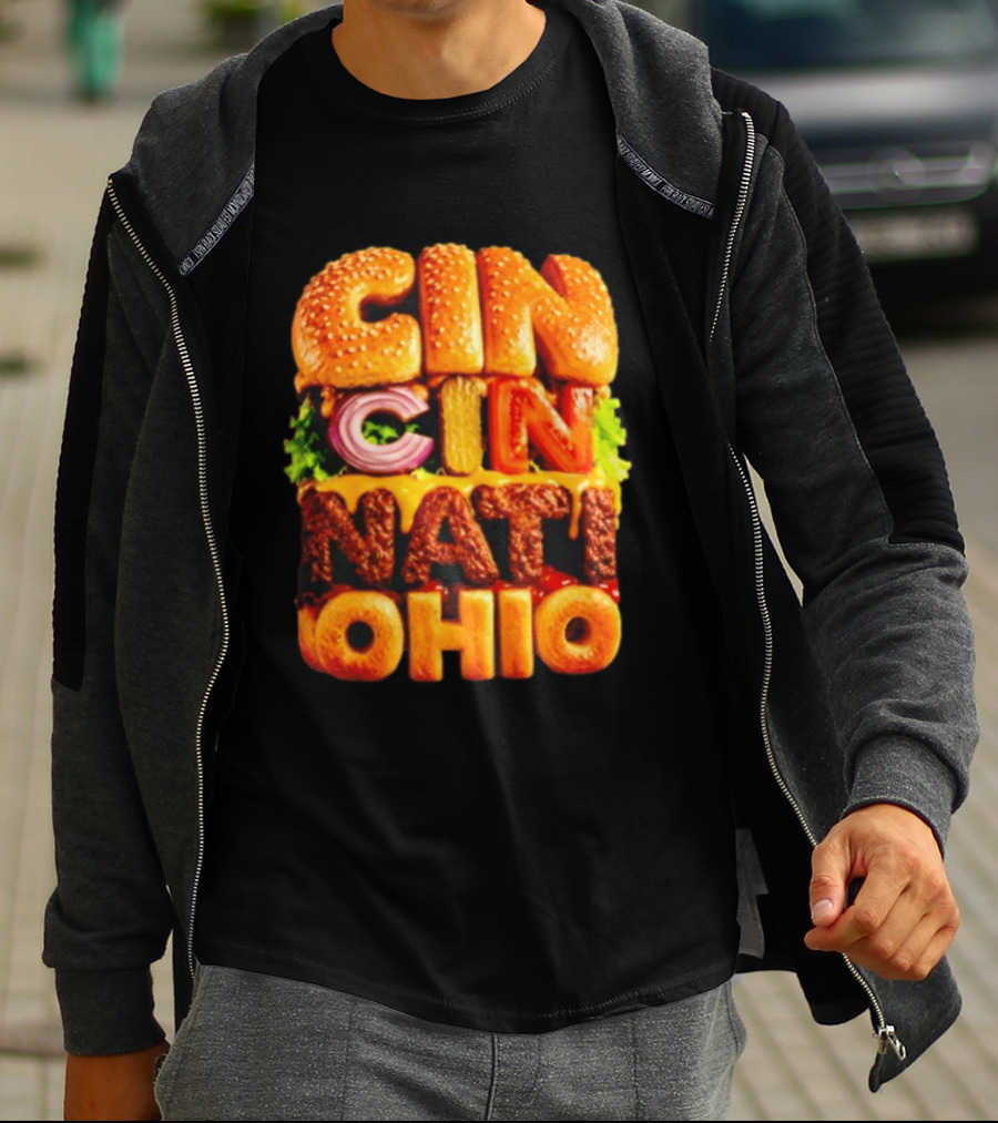 Cincinnati Burger Ohio Food T-Shirt