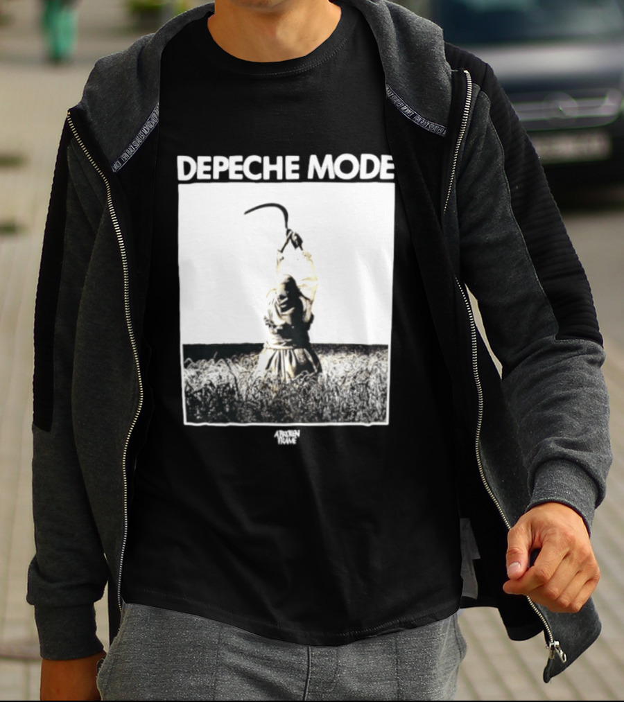 Depeche Mode A Broken Frame Album Wheat Field Scythe Image T-Shirt