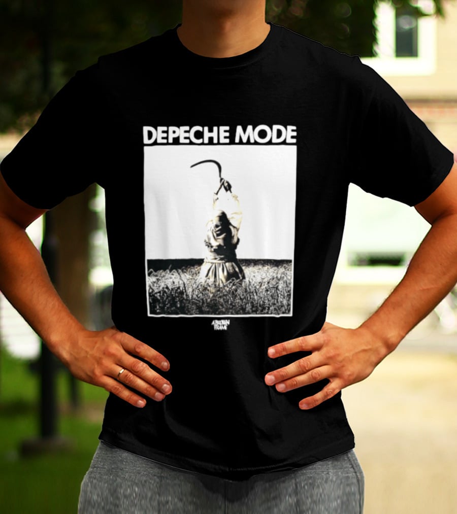 Depeche Mode A Broken Frame Album Wheat Field Scythe Image T-Shirt
