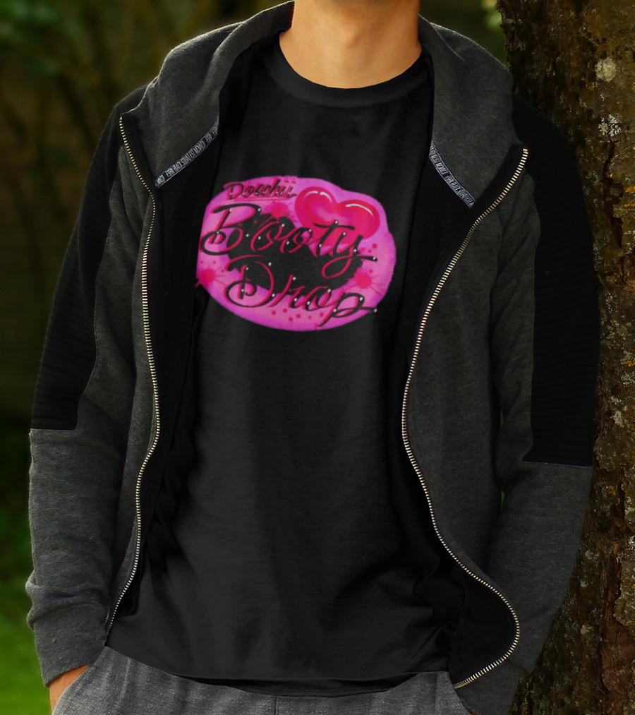 Doechii Booty Drop Heart Style Pink And Black Balloon T-Shirt