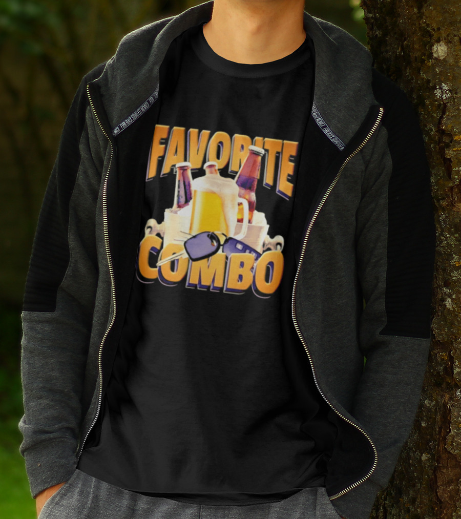 Favorite Combo Beer 90s Bootleg Bottles And T-Shirt