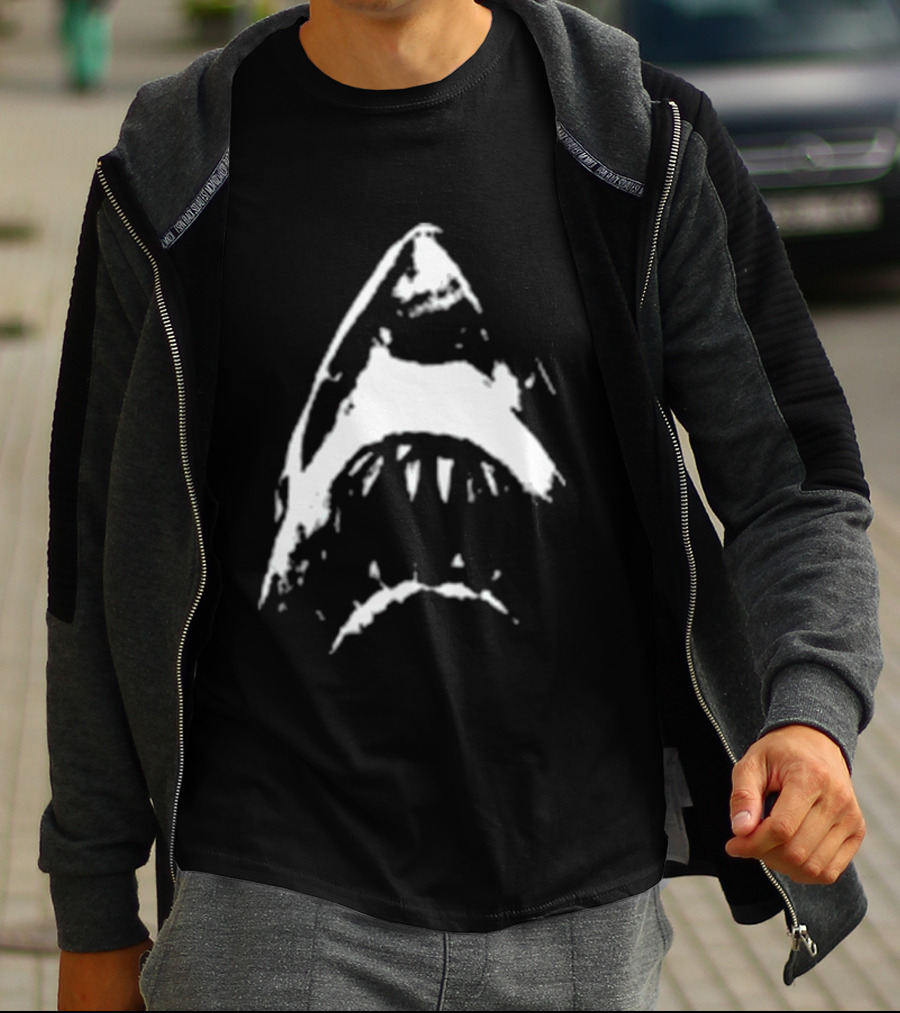 Out Of Time Studio Jaws Terror Promo Shark Teeth T-Shirt