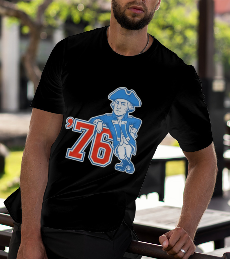 George Washington Bicentennial 1776 1976 Retro Style Patriot T-Shirt